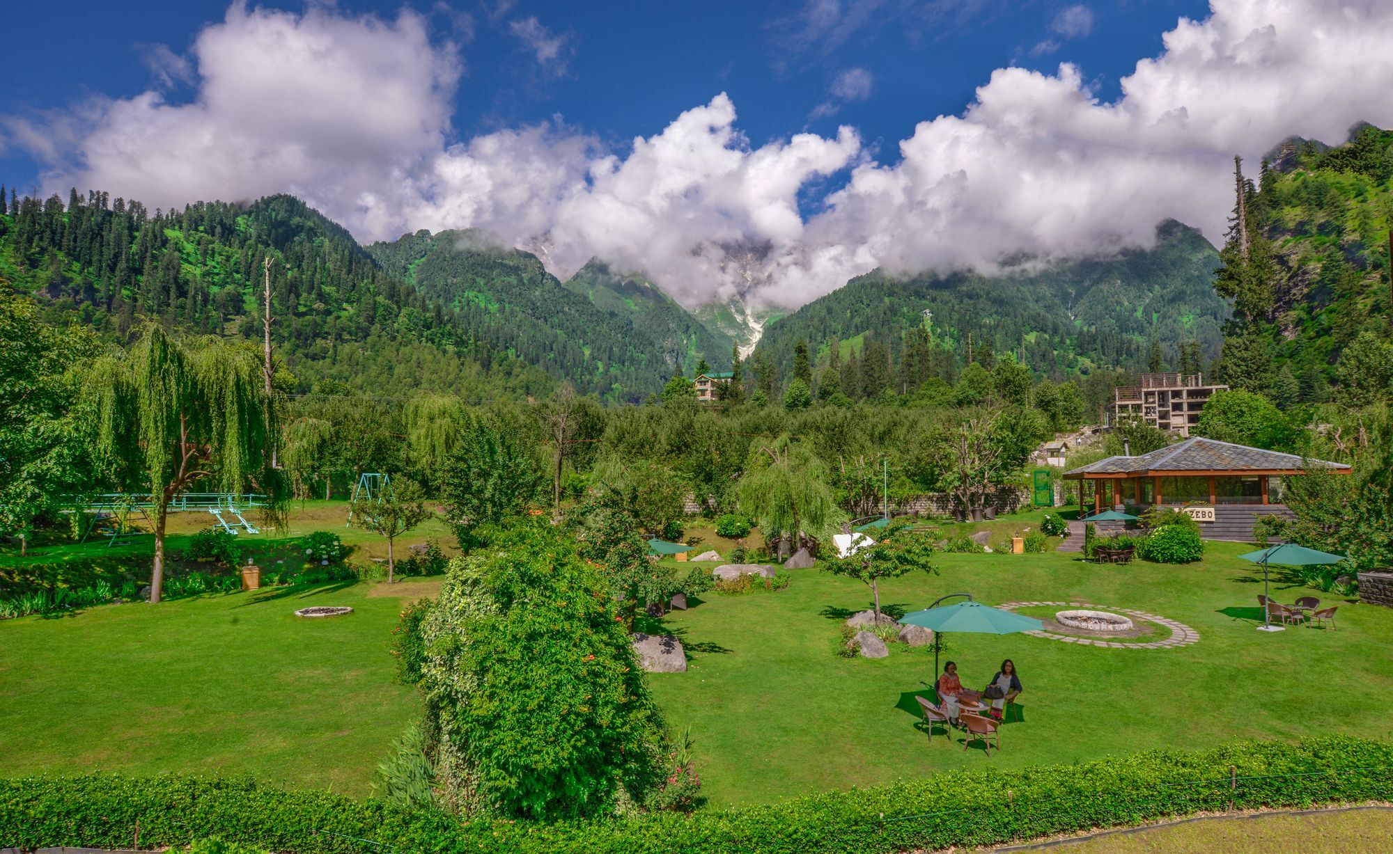 Solang Valley Resort Palchān Exterior foto